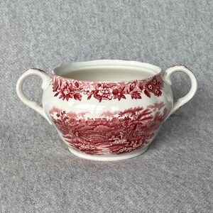 English Vintage Alfred Meakin Open Handle Bowl